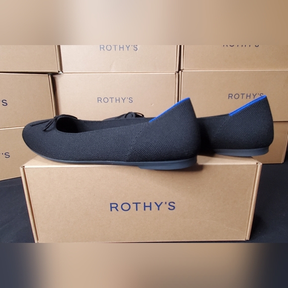 ROTHY'S THE BALLET FLAT BLACK - Picture 3 of 10